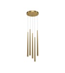 Lampy wiszące - Maytoni Cascade Lampa Wisząca Sople LED 30W 2650lm 4000K Mosiądz MOD132PL-L36BSK2 - product 2
