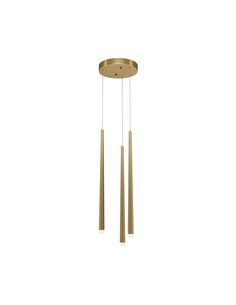 Maytoni Cascade Lampa Wisząca Sople LED 19W 1500lm Mosiądz MOD132PL-L18BSK Maytoni Cascade Lampa Wisząca Sople LED 19W 1500lm Mosiądz MOD132PL-L18BSK