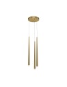 Maytoni Cascade Lampa Wisząca Sople LED 19W 1500lm Mosiądz MOD132PL-L18BSK Maytoni Cascade Lampa Wisząca Sople LED 19W 1500lm Mosiądz MOD132PL-L18BSK