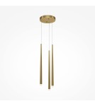 Maytoni Cascade Lampa Wisząca Sople LED 19W 1500lm Mosiądz MOD132PL-L18BSK Maytoni Cascade Lampa Wisząca Sople LED 19W 1500lm Mosiądz MOD132PL-L18BSK