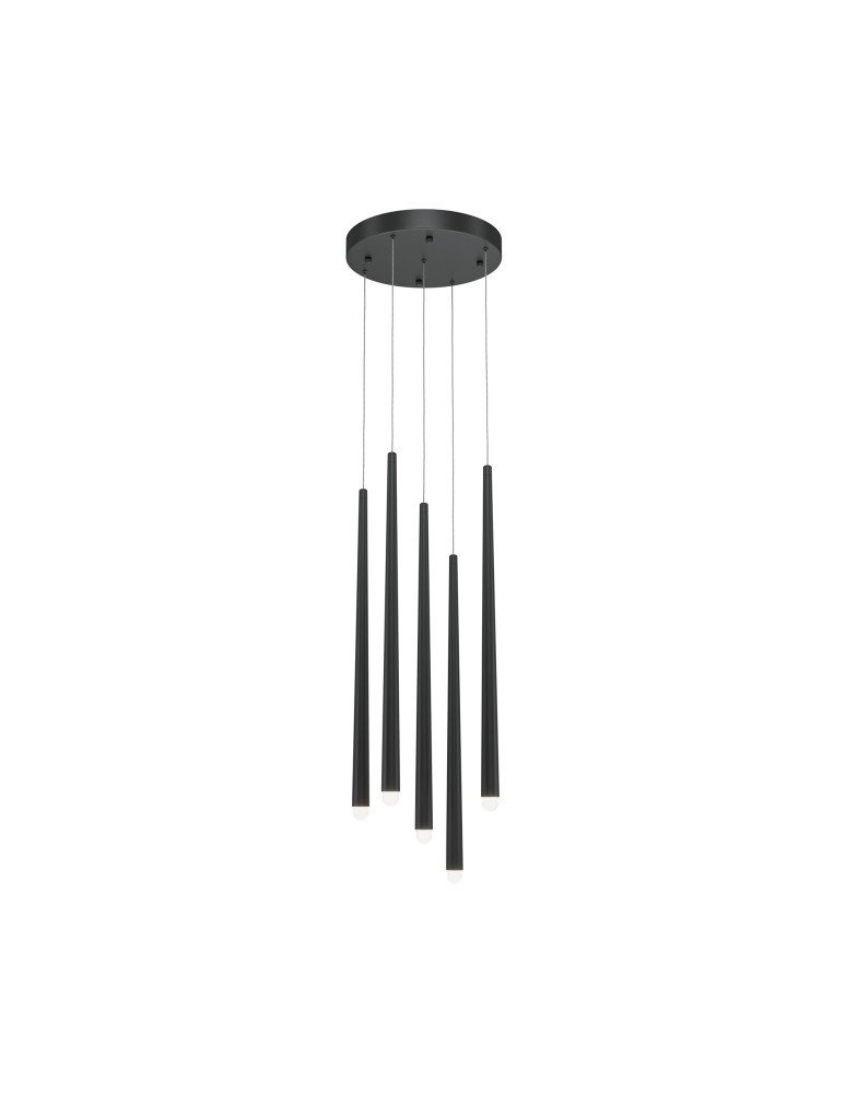 Maytoni Cascade Lampa Wisząca Sople LED 31W 2400lm Czarny MOD132PL-L30BK Maytoni Cascade Lampa Wisząca Sople LED 31W 2400lm Czarny MOD132PL-L30BK