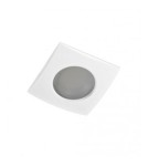 Lampy podtynkowe hermetyczne - Azzardo EZIO 1 WHITE 1xGU10 Wpuszczana Biały IP54 AZ0813 - product 1