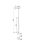 Maytoni Cascade Lampa Wisząca Sople LED 6W 400lm Czarny MOD132PL-L6BK Maytoni Cascade Lampa Wisząca Sople LED 6W 400lm Czarny MOD132PL-L6BK