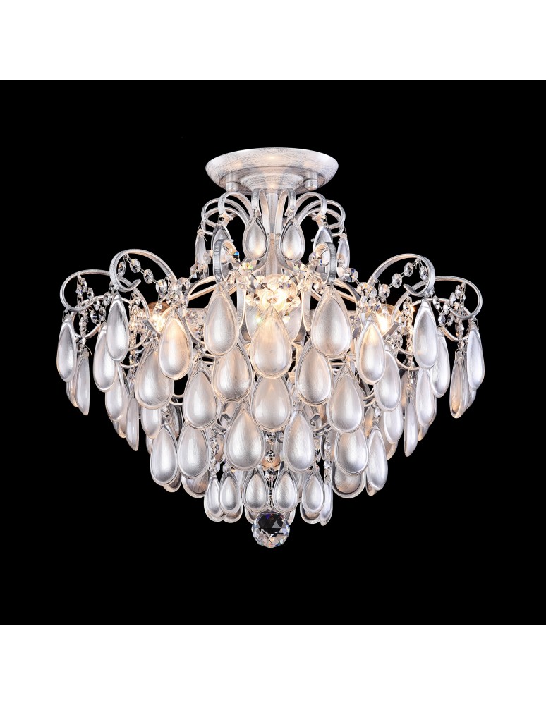 Maytoni Chabrol Żyrandol Nowoczesny 4xE14 40W Srebrny MOD056PL-04S Maytoni Chabrol Żyrandol Nowoczesny 4xE14 40W Srebrny MOD056PL-04S