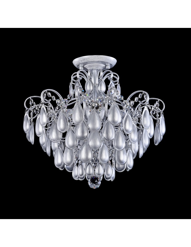 Maytoni Chabrol Żyrandol Nowoczesny 4xE14 40W Srebrny MOD056PL-04S Maytoni Chabrol Żyrandol Nowoczesny 4xE14 40W Srebrny MOD056PL-04S