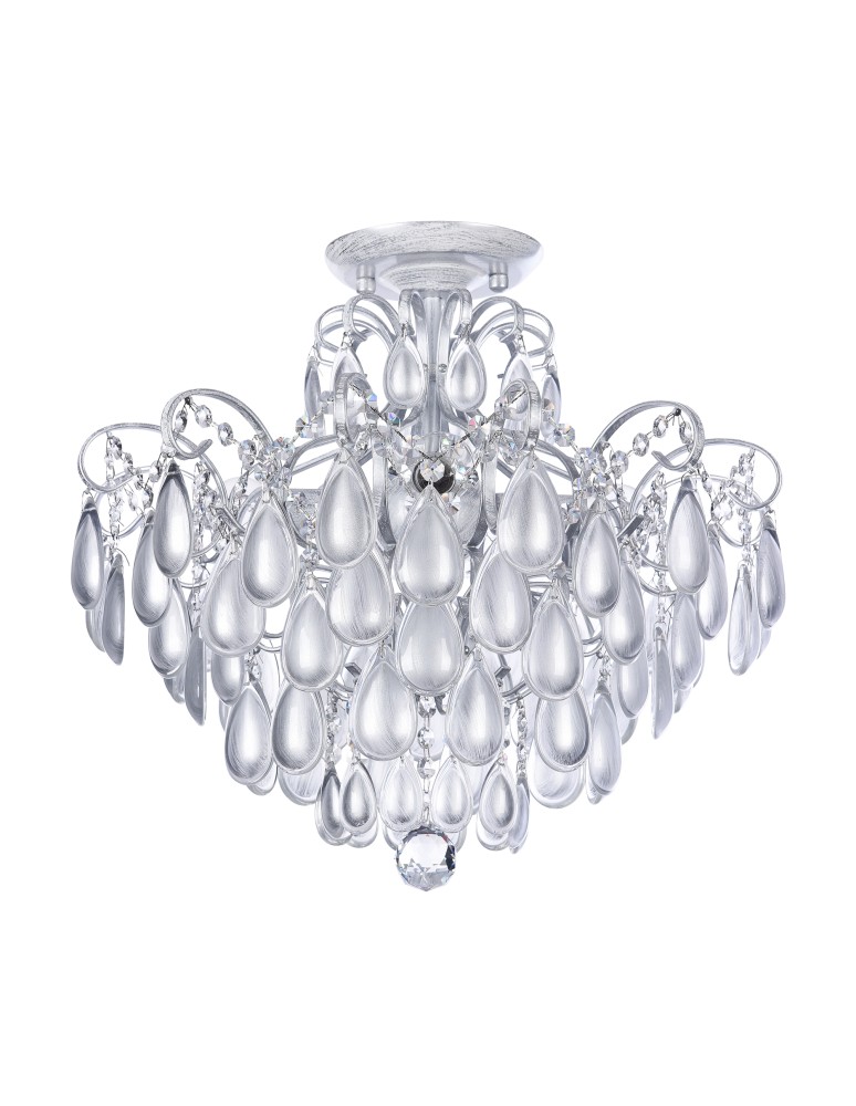 Maytoni Chabrol Żyrandol Nowoczesny 4xE14 40W Srebrny MOD056PL-04S Maytoni Chabrol Żyrandol Nowoczesny 4xE14 40W Srebrny MOD056PL-04S