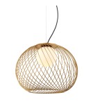 Lampy wiszące loftowe - ITALUX Clarisa Złoty Wisząca 1xE27 40W MDM-3842-1 GD - product 1
