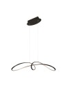 Maytoni Curve Lampa Wisząca Nowoczesna LED 42W 2800lm 4000K Czarny MOD156PL-L52B4K