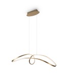 Maytoni Curve Lampa Wisząca Nowoczesna LED 42W 2800lm 4000K Złoty MOD156PL-L52G4K Maytoni Curve Lampa Wisząca Nowoczesna LED 42W 2800lm 4000K Złoty MOD156PL-L52G4K