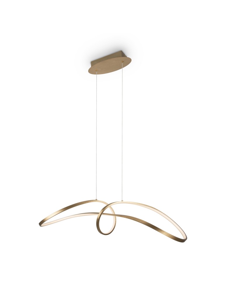 Maytoni Curve Lampa Wisząca Nowoczesna LED 42W 2800lm 4000K Złoty MOD156PL-L52G4K Maytoni Curve Lampa Wisząca Nowoczesna LED 42W 2800lm 4000K Złoty MOD156PL-L52G4K