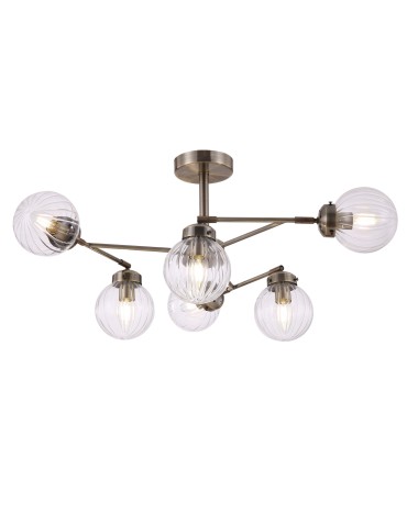 Maytoni Daisy Żyrandol Nowoczesny 6xE14 40W Mosiądz MOD074PL-06BS