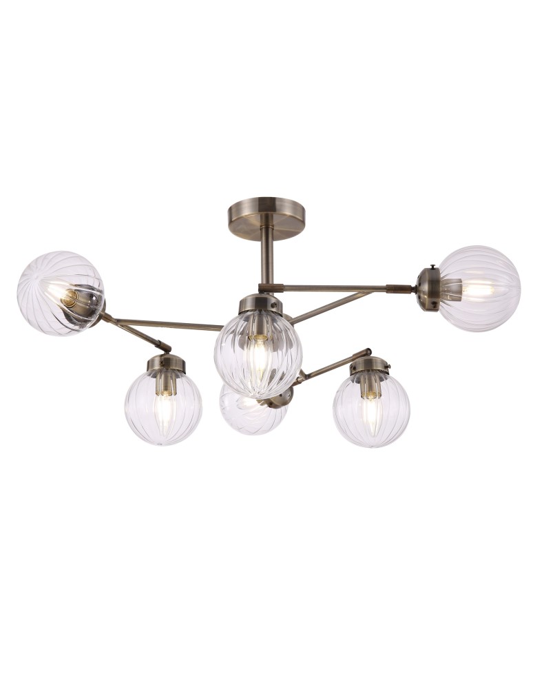 Maytoni Daisy Żyrandol Nowoczesny 6xE14 40W Mosiądz MOD074PL-06BS