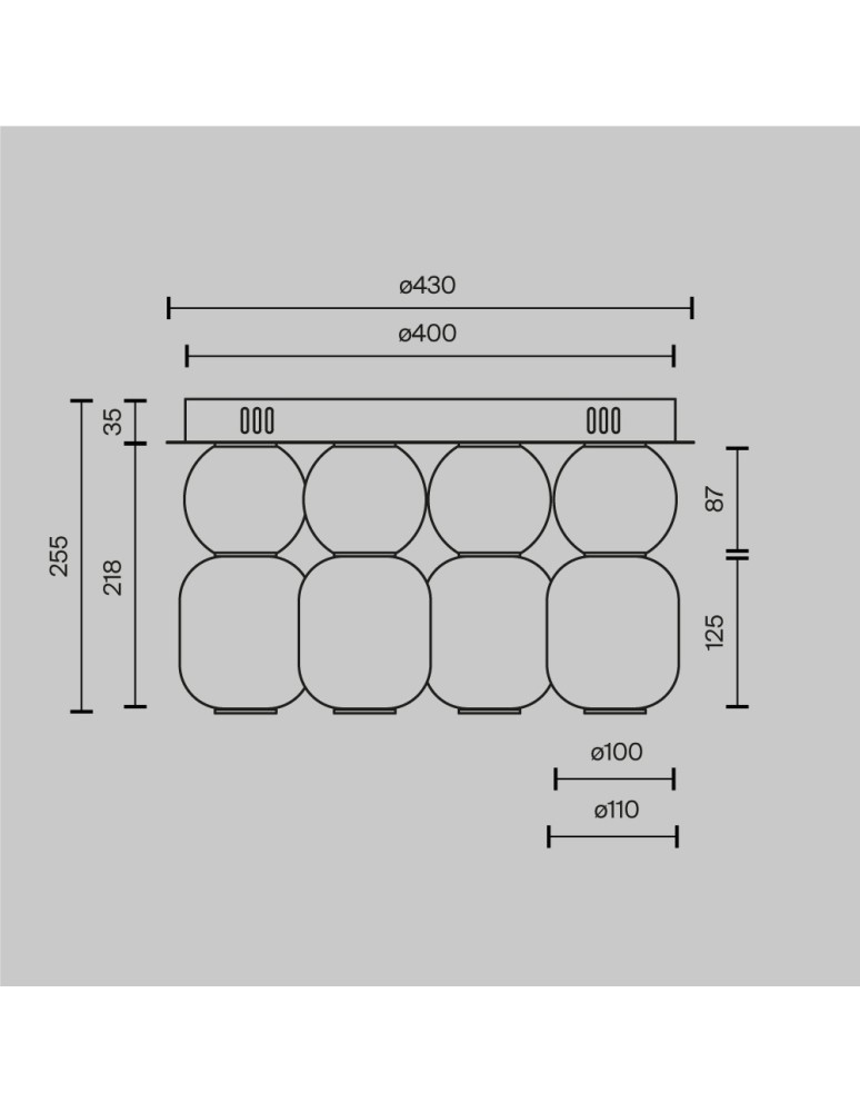 Lampy sufitowe - Maytoni Drop Lampa Sufitowa LED 60W 7000lm 3000K Chrom MOD273CL-L60CH3K - product kolory-swiatla.pl 2