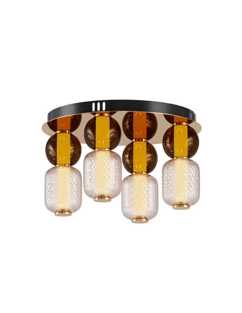 Maytoni Drop Lampa Sufitowa LED 60W 7000lm 3000K Złoty MOD273CL-L60G3K