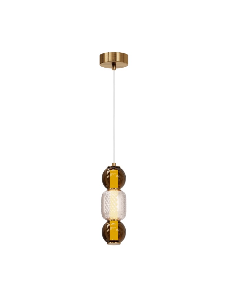 Maytoni Drop Lampa Wisząca LED 16W 2000lm 3000K Złoty MOD273PL-L16G3K