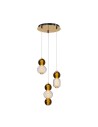 Maytoni Drop Lampa Wisząca LED 33W 4000lm 3000K Złoty MOD273PL-L33G3K