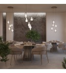 Lampy wiszące - Maytoni Drop Lampa Wisząca LED 80W 9300lm 3000K Chrom MOD273PL-L80CH3K - product 2