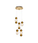 Lampy wiszące - Maytoni Drop Lampa Wisząca LED 80W 9300lm 3000K Złoty MOD273PL-L80G3K - product 1
