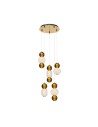 Maytoni Drop Lampa Wisząca LED 80W 9300lm 3000K Złoty MOD273PL-L80G3K