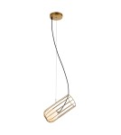 Lampy wiszące loftowe - ITALUX Coco Złoty Wisząca 1xG9 25W MDM-3941/1 GD - product 1