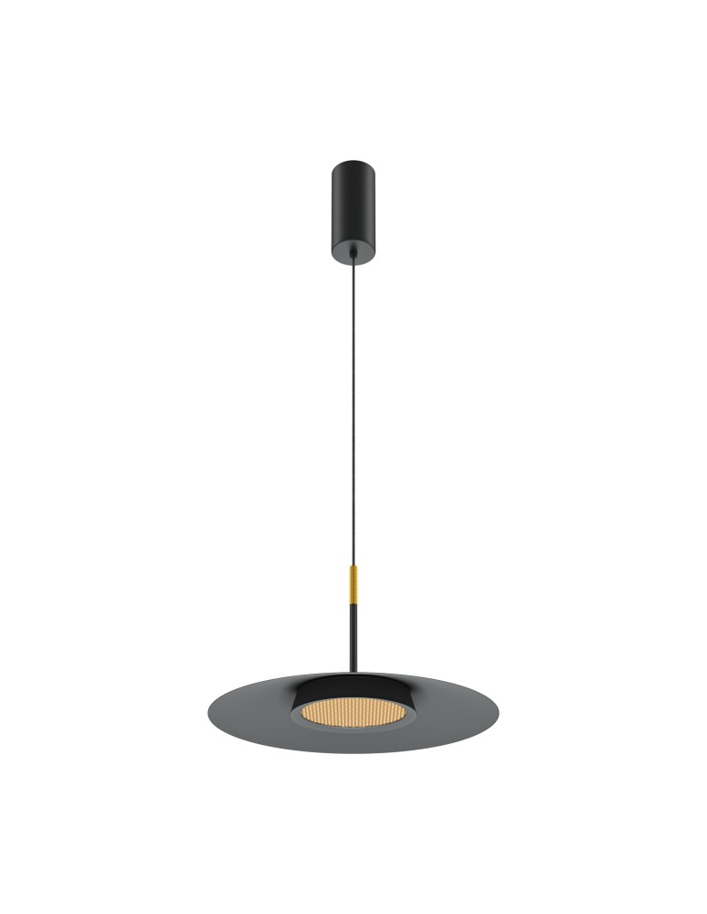 Maytoni El Lampa Wisząca LED 12W 500lm 3000K Czarny MOD041PL-L15B3K1 Maytoni El Lampa Wisząca LED 12W 500lm 3000K Czarny MOD041PL-L15B3K1