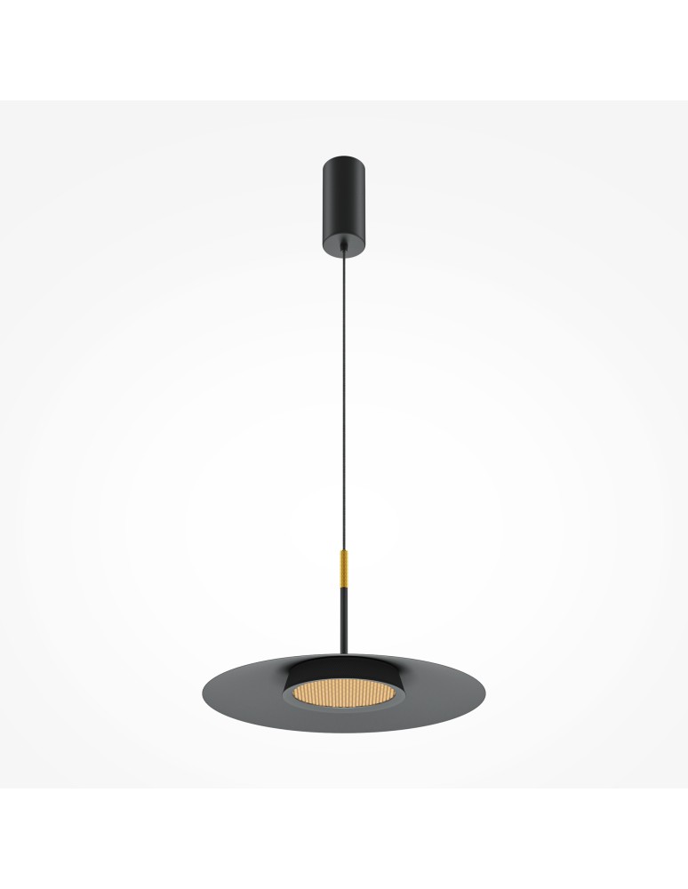 Maytoni El Lampa Wisząca LED 12W 500lm 3000K Czarny MOD041PL-L15B3K1 Maytoni El Lampa Wisząca LED 12W 500lm 3000K Czarny MOD041PL-L15B3K1