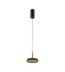 Maytoni El Lampa Wisząca LED 12W 650lm 3000K Czarny, Złoty MOD041PL-L15GB3K Maytoni El Lampa Wisząca LED 12W 650lm 3000K Czarny, Złoty MOD041PL-L15GB3K
