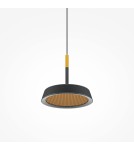 Maytoni El Lampa Wisząca LED 12W 650lm 3000K Czarny, Złoty MOD041PL-L15GB3K Maytoni El Lampa Wisząca LED 12W 650lm 3000K Czarny, Złoty MOD041PL-L15GB3K