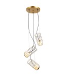 Lampy wiszące loftowe - ITALUX Coco Złoty Wisząca 3xG9 25W MDM-3941/3 GD - product 1