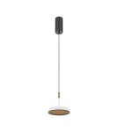 Maytoni El Lampa Wisząca LED 12W 800lm 3000K Biały, Złoty MOD041PL-L15WG3K Maytoni El Lampa Wisząca LED 12W 800lm 3000K Biały, Złoty MOD041PL-L15WG3K
