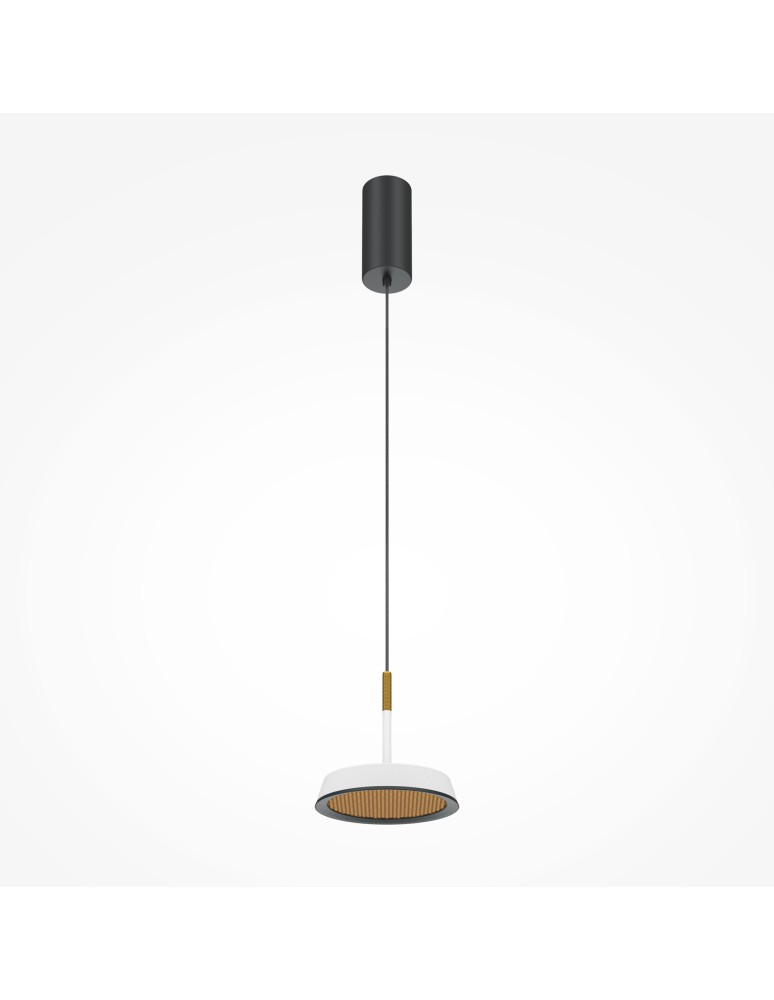 Maytoni El Lampa Wisząca LED 12W 800lm 3000K Biały, Złoty MOD041PL-L15WG3K Maytoni El Lampa Wisząca LED 12W 800lm 3000K Biały, Złoty MOD041PL-L15WG3K