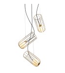 Lampy wiszące loftowe - ITALUX Coco Złoty Wisząca 3xG9 25W MDM-3941/3 GD - product 2