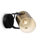 Kinkiety - Maytoni Elori Kinkiet/Ścienna 1xE27 60W Czarny, Mosiądz MOD079WL-01BBS - product 2