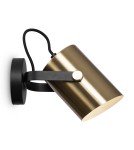 Kinkiety - Maytoni Elori Kinkiet/Ścienna 1xE27 60W Czarny, Mosiądz MOD079WL-01BBS - product 3