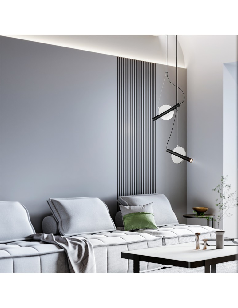 Maytoni Enigma Wisząca Regulowana LED 5W 350lm 3000K Biały MOD150PL-L5W3K Maytoni Enigma Wisząca Regulowana LED 5W 350lm 3000K Biały MOD150PL-L5W3K