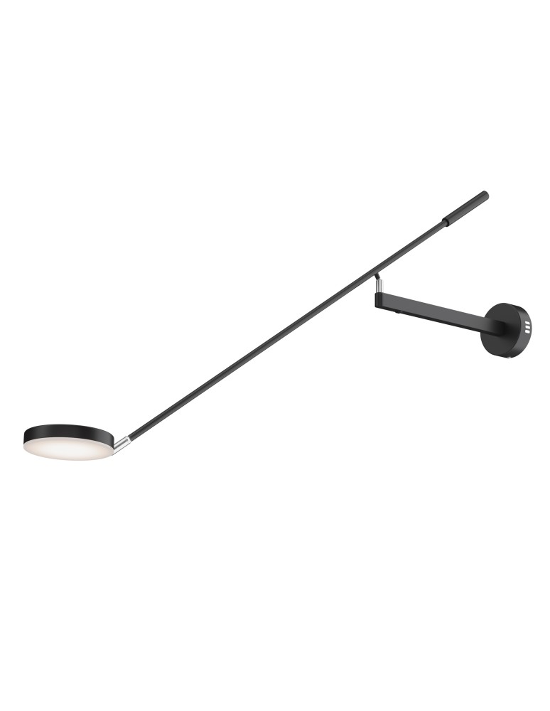 Maytoni Fad Kinkiet z Ruchomym Ramieniem LED 6W 550lm 3000K Czarny MOD070WL-L6B3K
