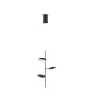 Lampy wiszące - Maytoni Fad Lampa Wisząca LED 18W 1100lm 3000K Czarny MOD070PL-L18B3K - product 1
