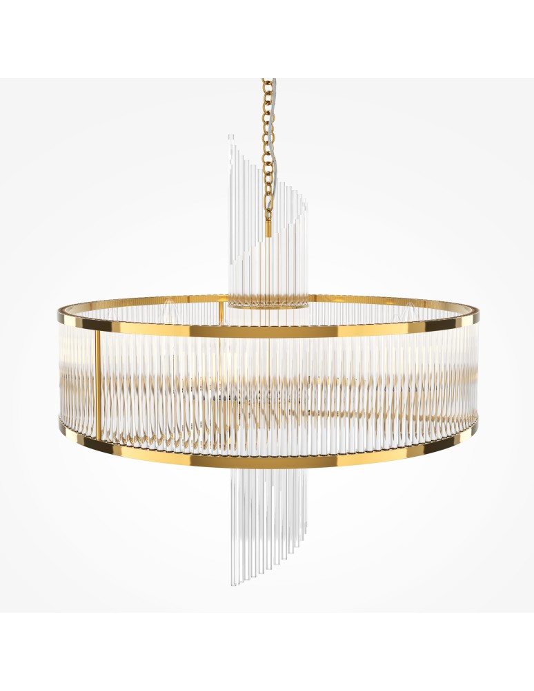 Maytoni Frame Żyrandol Glamour 6xE14 60W Złoty MOD174PL-06G Maytoni Frame Żyrandol Glamour 6xE14 60W Złoty MOD174PL-06G