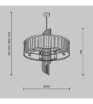Maytoni Frame Żyrandol Glamour 6xE14 60W Złoty MOD174PL-06G Maytoni Frame Żyrandol Glamour 6xE14 60W Złoty MOD174PL-06G