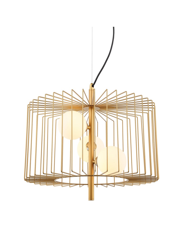Lampy wiszące loftowe - ITALUX Daren Złoty Wisząca 3xG9 25W MDM-3937/3 GD - produkt kolory-swiatla.pl 1