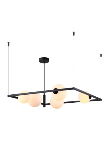 ITALUX Gareth Czarny Wisząca 5xG9 25W MDM-3975/5 BK