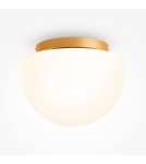 Lampy sufitowe kule - Maytoni Glassy Lampa Sufitowa 1xE27 60W Złoty MOD270CL-01G - product 1