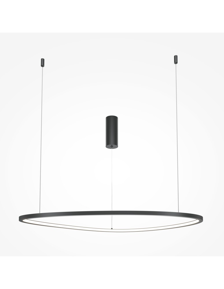 Maytoni Glint Lampa Wisząca LED 36W 1700lm 3000K Czarny MOD072PL-L36B3K1 Maytoni Glint Lampa Wisząca LED 36W 1700lm 3000K Czarny MOD072PL-L36B3K1