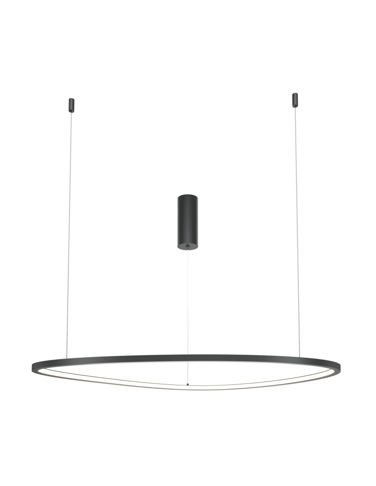 Maytoni Glint Lampa Wisząca LED 36W 1700lm 3000K Czarny MOD072PL-L36B3K1 Maytoni Glint Lampa Wisząca LED 36W 1700lm 3000K Czarny MOD072PL-L36B3K1