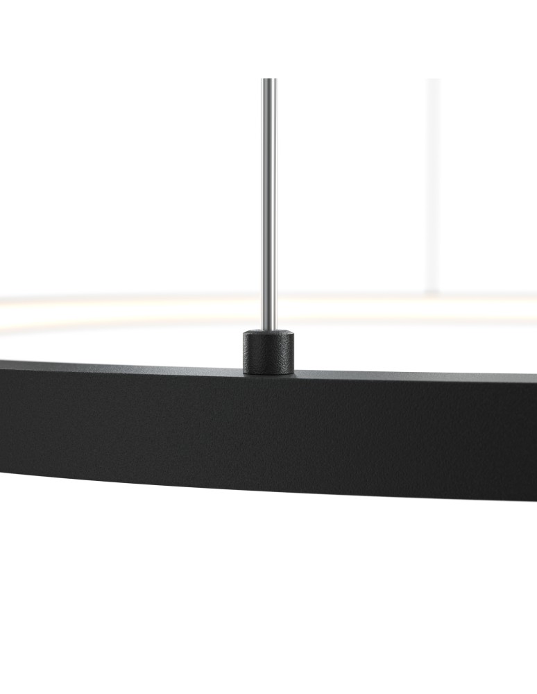 Maytoni Glint Lampa Wisząca LED 36W 1700lm 3000K Czarny MOD072PL-L36B3K1 Maytoni Glint Lampa Wisząca LED 36W 1700lm 3000K Czarny MOD072PL-L36B3K1