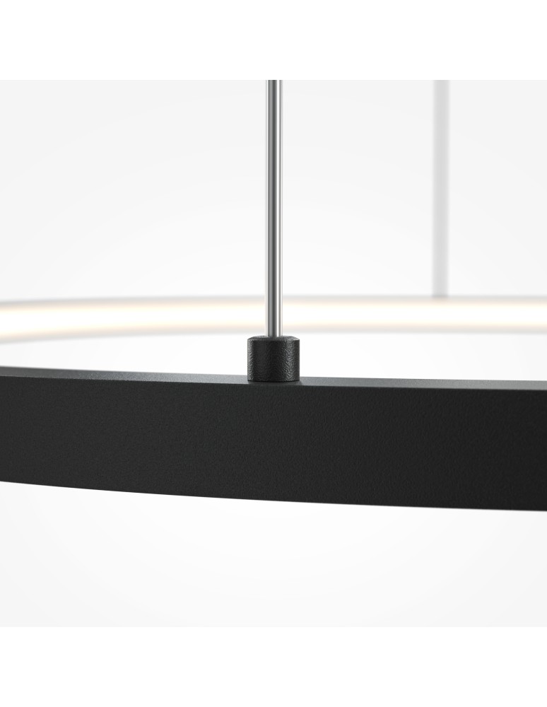 Maytoni Glint Lampa Wisząca LED 36W 1700lm 3000K Czarny MOD072PL-L36B3K1 Maytoni Glint Lampa Wisząca LED 36W 1700lm 3000K Czarny MOD072PL-L36B3K1