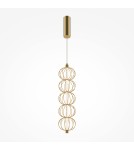 Maytoni Golden Cage Lampa Wisząca LED 17W 1050lm 3000K Złoty MOD216PL-L10G3K Maytoni Golden Cage Lampa Wisząca LED 17W 1050lm 3000K Złoty MOD216PL-L10G3K