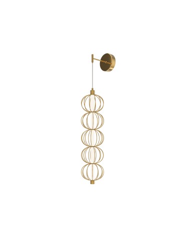 Maytoni Golden Cage Kinkiet Wiszący LED 17W 1100lm 3000K Złoty MOD216WL-L10G3K