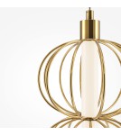 Maytoni Golden Cage Kinkiet Wiszący LED 17W 1100lm 3000K Złoty MOD216WL-L10G3K Maytoni Golden Cage Kinkiet Wiszący LED 17W 1100lm 3000K Złoty MOD216WL-L10G3K