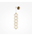 Maytoni Golden Cage Kinkiet Wiszący LED 17W 1100lm 3000K Złoty MOD216WL-L10G3K Maytoni Golden Cage Kinkiet Wiszący LED 17W 1100lm 3000K Złoty MOD216WL-L10G3K
